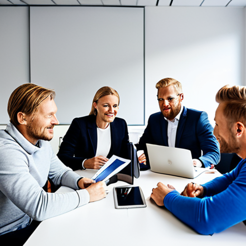 스포츠마케팅 전문가를 위한 프리랜서 가이드 - Sports Marketing Strategy Session**

"A diverse team of marketing professionals in a brightly lit, m...