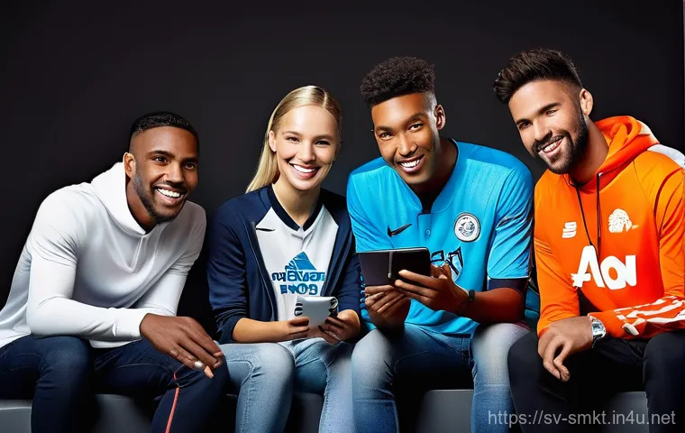 스포츠마케팅 학회 및 포럼 참가 후기 - **Immersive VR Sports Experience:** A dynamic, wide shot capturing a vibrant, futuristic sports aren...